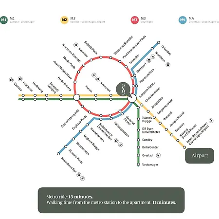Lejlighed Sanders Tivoli 2 - Spacious 3 Bedroom Near Tivoli *